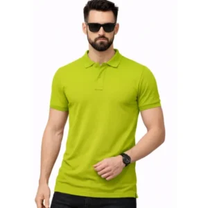Matty Collar Polo T-Shirt – Green