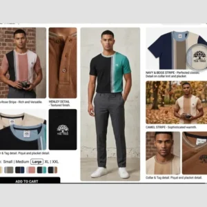 Auto strapped patta Half Sleeves Men's Collar Tshirt | M, L,XL |