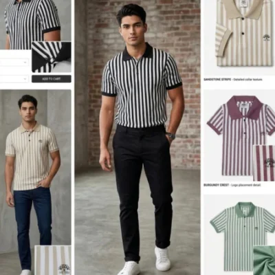 Knitted Cotton Solid Half Sleeves Men's Tshirt | M, L,XL