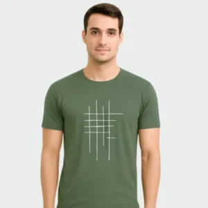 Men’s Dri-Fit Half Sleeve Round Neck Olive T-Shirt | Quick Dry Sports T-Shirt Wholesale