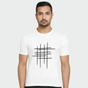 Men’s Dri-Fit Half Sleeve Round Neck White T-Shirt | Quick Dry Sports T-Shirt Wholesale