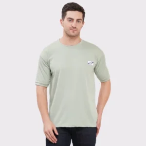 Men’s Half Sleeve Cotton Knitted T-Shirt | Sea Green Premium Knit T-Shirt Wholesale