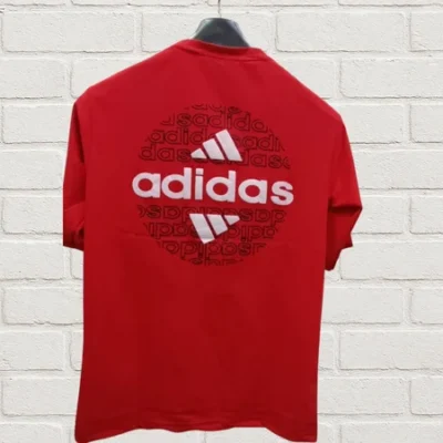 Adidas Inspired Typography Printed Casual T-Shirt for Men