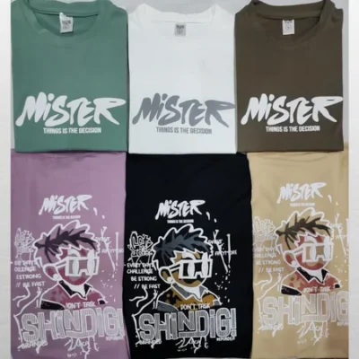 Mister Graphic Printed Casual T-Shirt for Men